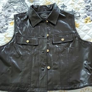 Leather vest